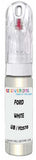 10ml–30ml touch-up kit for Ford Festiva chips and scratches, precise colour match to White Ub / H2570