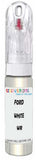10ml–30ml touch-up kit for Ford Courier chips and scratches, precise colour match to White Wr