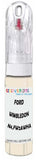 10ml–30ml touch-up kit for Ford Mustang chips and scratches, precise colour match to Wimbledon White N4,Fw2Awha