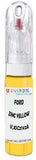 10ml–30ml touch-up kit for Ford Focus chips and scratches, precise colour match to Zinc Yellow V,Xsc2742A