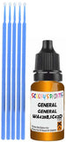 Close-up chip repair on 2020-2022 General Motors Corp General Motors All in factory General Motors Burning Hot - 4 Pearl (paint code Wa428B,Sc42D)