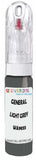 10ml–30ml touch-up kit for General Motors Corp General Motors Passenger Car chips and scratches, precise colour match to Light Grey Wa9855