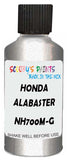 Detail brush applying Silver Metallic to a small door scratch on an Honda Accord, clean OEM finish