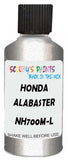 Detail brush applying Silver Metallic to a small door scratch on an Honda Element, clean OEM finish