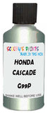 Detail brush applying Green Metallic to a small door scratch on an Honda Civic, clean OEM finish