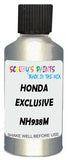 Detail brush applying Silver Metallic to a small door scratch on an Honda Inspire, clean OEM finish