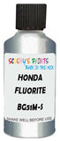 Detail brush applying Silver Metallic to a small door scratch on an Honda Civic, clean OEM finish