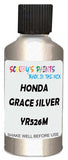 Detail brush applying Silver Metallic to a small door scratch on an Honda Life, clean OEM finish