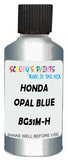 Detail brush applying Silver Metallic to a small door scratch on an Honda Civic, clean OEM finish