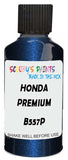 Detail brush applying Black Metallic to a small door scratch on an Honda Elysion, clean OEM finish