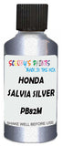Detail brush applying Silver Metallic to a small door scratch on an Honda Life, clean OEM finish