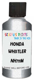 Detail brush applying Silver Metallic to a small door scratch on an Honda Cr-V, clean OEM finish