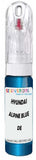 10ml–30ml touch-up kit for Hyundai I10 chips and scratches, precise colour match to Alpine Blue Metallic De