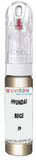 10ml–30ml touch-up kit for Hyundai Santa Fe chips and scratches, precise colour match to Beige J9