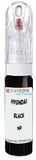 10ml–30ml touch-up kit for Hyundai Genesis Coupe chips and scratches, precise colour match to Black 9P
