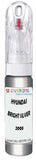 10ml–30ml touch-up kit for Hyundai Getz chips and scratches, precise colour match to Bright Silver Metallic 2003