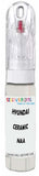 10ml–30ml touch-up kit for Hyundai Genesis Coupe chips and scratches, precise colour match to Ceramic White Naa