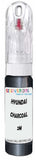 10ml–30ml touch-up kit for Hyundai Getz chips and scratches, precise colour match to Charcoal Grey Pearl 2M
