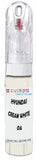 10ml–30ml touch-up kit for Hyundai H100 chips and scratches, precise colour match to Cream White Oa