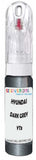 10ml–30ml touch-up kit for Hyundai Elantra chips and scratches, precise colour match to Dark Grey Metallic Yt3