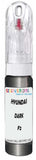 10ml–30ml touch-up kit for Hyundai Coupe chips and scratches, precise colour match to Dark Titanium Grey Metallic F2