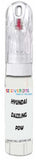 10ml–30ml touch-up kit for Hyundai I40 Kombi chips and scratches, precise colour match to Dazzling White Pdw