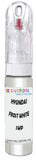10ml–30ml touch-up kit for Hyundai Santa Fe Sport chips and scratches, precise colour match to Frost White Pearl Swp