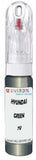 10ml–30ml touch-up kit for Hyundai Entourage chips and scratches, precise colour match to Green Meadow Grey 7V