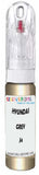 10ml–30ml touch-up kit for Hyundai Santa Fe chips and scratches, precise colour match to Grey J4