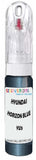 10ml–30ml touch-up kit for Hyundai Genesis Coupe chips and scratches, precise colour match to Horizon Blue Metallic Yu5