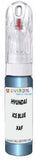 10ml–30ml touch-up kit for Hyundai I20 chips and scratches, precise colour match to Ice Blue Metallic Xaf