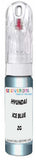 10ml–30ml touch-up kit for Hyundai Ix20 chips and scratches, precise colour match to Ice Blue Metallic Zg