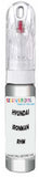 10ml–30ml touch-up kit for Hyundai Solaris chips and scratches, precise colour match to Ironman Silver Metallic Rhm