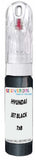 10ml–30ml touch-up kit for Hyundai I30 chips and scratches, precise colour match to Jet Black Metallic T5B