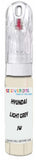 10ml–30ml touch-up kit for Hyundai Sonata chips and scratches, precise colour match to Light Grey Metallic Jw
