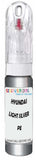 10ml–30ml touch-up kit for Hyundai Santa Fe chips and scratches, precise colour match to Light Silver Metallic Pe