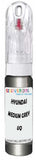 10ml–30ml touch-up kit for Hyundai Satellite chips and scratches, precise colour match to Medium Grey Met Mat Uq
