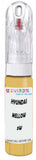 10ml–30ml touch-up kit for Hyundai Getz chips and scratches, precise colour match to Mellow Yellow 3W