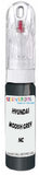 10ml–30ml touch-up kit for Hyundai Satellite chips and scratches, precise colour match to Modish Grey Metallic Nc