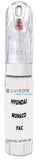 10ml–30ml touch-up kit for Hyundai Elantra Coupe chips and scratches, precise colour match to Monaco White Yac