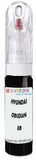 10ml–30ml touch-up kit for Hyundai Santa Fe chips and scratches, precise colour match to Obsidian Black Eb