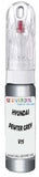 10ml–30ml touch-up kit for Hyundai Sonata Hybrid chips and scratches, precise colour match to Pewter Grey Metallic V7S