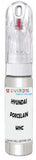 10ml–30ml touch-up kit for Hyundai Azera chips and scratches, precise colour match to Porcelain White Pearl Whc