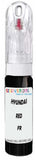 10ml–30ml touch-up kit for Hyundai Excel chips and scratches, precise colour match to Red Fr