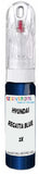 10ml–30ml touch-up kit for Hyundai I30 chips and scratches, precise colour match to Regatta Blue Pearl 2X
