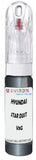 10ml–30ml touch-up kit for Hyundai I20 Coupe chips and scratches, precise colour match to Star Dust Metallic V3G