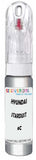 10ml–30ml touch-up kit for Hyundai Entourage chips and scratches, precise colour match to Stardust Silver 6C