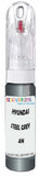 10ml–30ml touch-up kit for Hyundai Excel chips and scratches, precise colour match to Steel Grey Metallic An