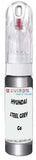 10ml–30ml touch-up kit for Hyundai Grandeur chips and scratches, precise colour match to Steel Grey Metallic G6