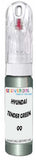 10ml–30ml touch-up kit for Hyundai H1 chips and scratches, precise colour match to Tender Green Metallic Qq